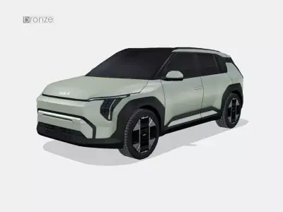 Kia EV3 2025 Low-poly 3D model
