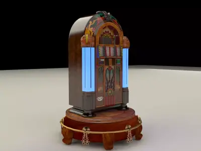 Jukebox vintage 3D model