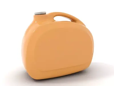 Smooth Copper Canister model pack Low-poly 3D model