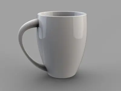 Mug for use in sports clubs 3D model