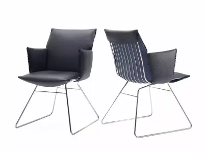 DS 515 Chair with Armrests 3D model