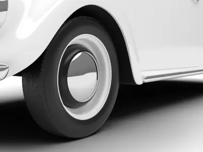 Volkswagen Beetle 1300 1963 3d model 3D model