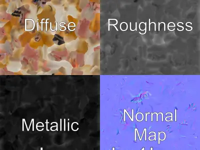 Patas Monkey Detailed 3D Model with Textured Fur Low-poly 3D model