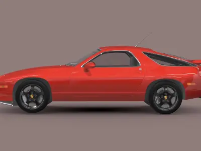 Porsche 928 GTS - 1992-1995 3D model