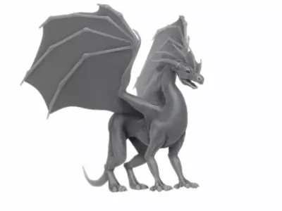 dragon3d dragon Low-poly 3D model
