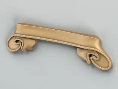 Decorative Ribbon 001 3D model