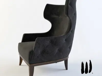 Matis armchair Brabbu armchair 3D model