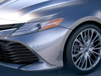 Toyota Camry SE Hybrid 2018 3D model