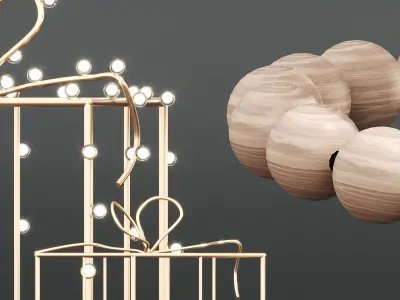 Christmas tree Low-poly 3D model