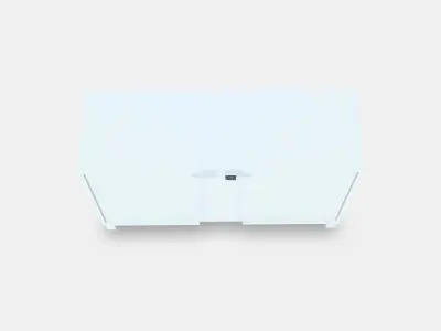 BESTA TV bench with doors 23 Low-poly 3D model