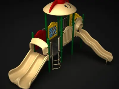 Outdoor Castle 3D model