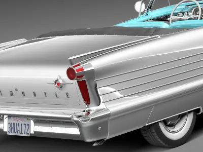 Oldsmobile 88 1958 Convertible 3D model