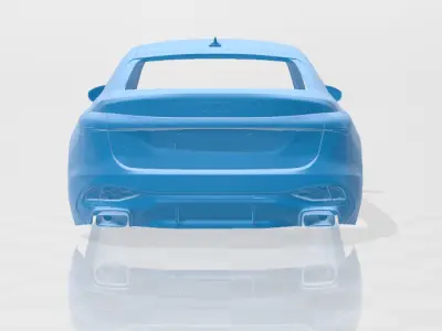 Audi A5 2025 - Body Car STL Model 3D print model