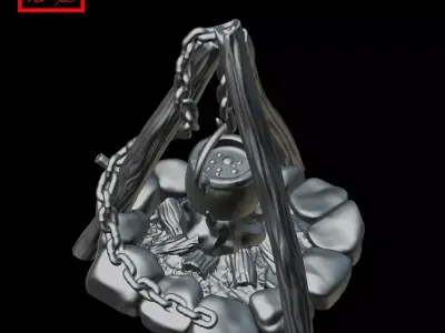 Bonfire 3D print model