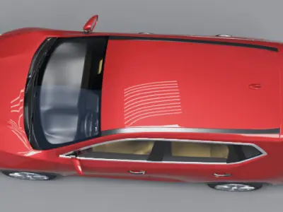 Nissan Rogue S AWD 2019 3D model