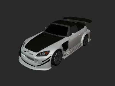 Custom creation S2000 Aero body kit 3D model