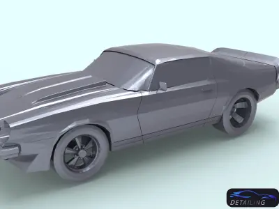 Chevrolet Camaro 1977 for 3d printing 3D model