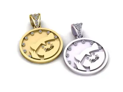   Pingente de diamante 3D print model