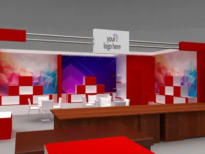 Stall Exhibition stand  3D model