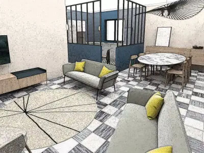 Maison individuel Free 3D model