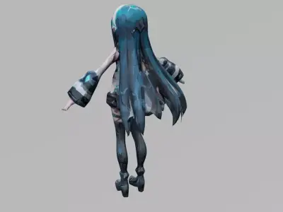Back Plastic Looter Free 3D model