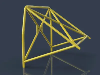 Roll cage V3 -half cage 3D model