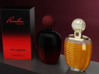 Rumba Passion Perfume Bottle Realistic for Product Visualization 3D model