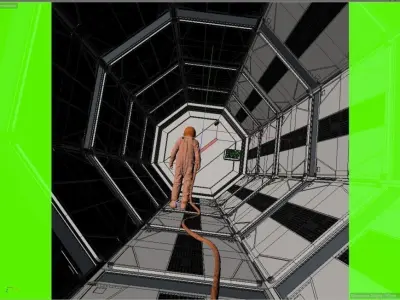 Scifi scene Free 3D model