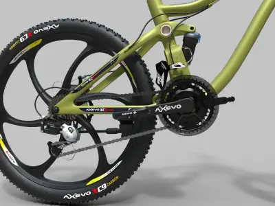 Mountain Bike Or Gear bicycle 3D model