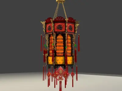 Chinese palace lantern 3D model