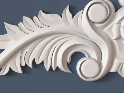 Decorative Onlay 3D model 7