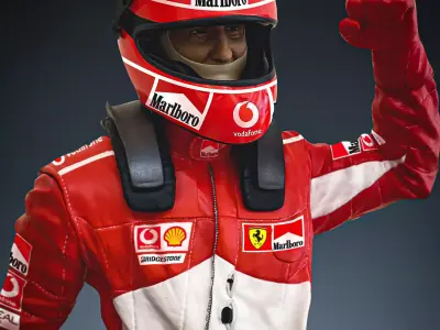 Michael Shumacher Statue 3D print model