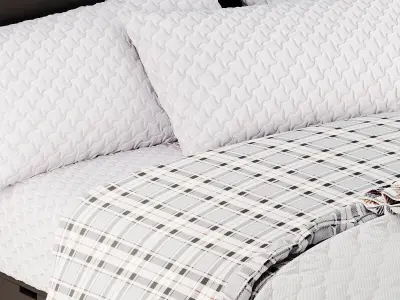 NORDLI Bed Low-poly 3D model