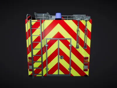 Truck Fire Engine 01 3D model