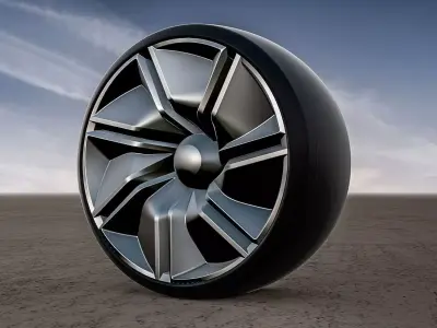 Infiniti Prototype 10 Concept rims 3D model