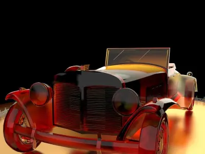 Antique car 3D model order