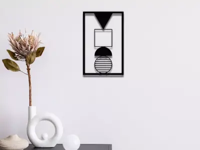 Abstract Wall Art 3D print model 15