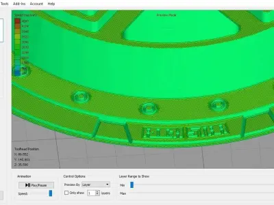 For 3D Printing - Rim 16 x 7 3D print model