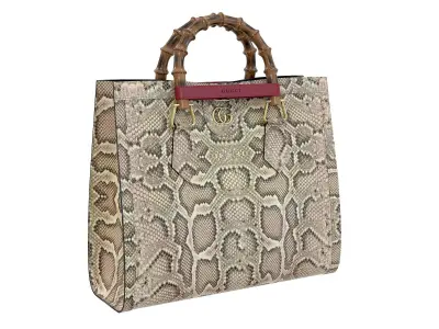 Gucci Diana small tote bag Ostrich Snake Croco 3D model