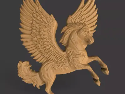 horse cnc 1 3D print model