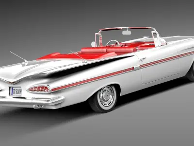 Chevrolet Impala Convertible 1959 3D model