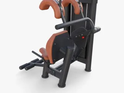 Upper ab machine 3D model