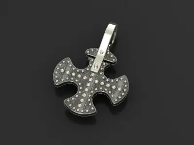 Vintage cross 3D print model