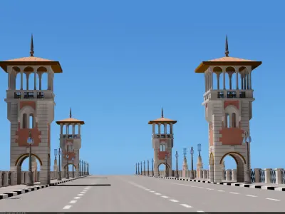 Stanley Bridge 3D model