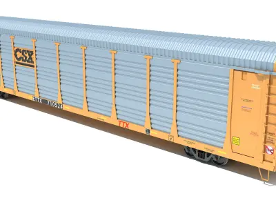 CSX Auto Carrier 3D model
