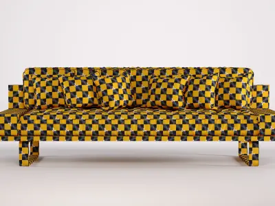 Kartell Soft Sofa Free 3D model