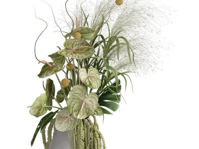 Flower In Vase 68 3D model