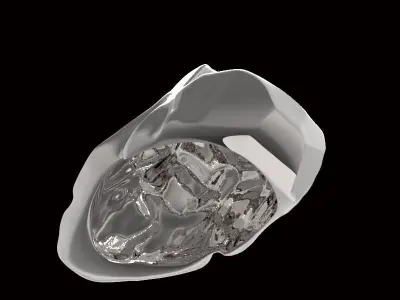 christ gaudi inspiration ring  3D print model