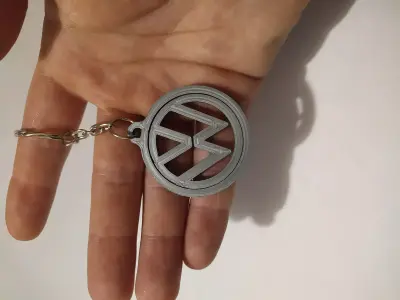 VW Spinning Keychain 3D print model