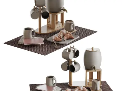 Decorative set 04 3D model